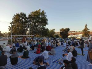 Más de 250 personas se reúnen en las pistas de El Saladillo para celebrar el fin del Ramadán