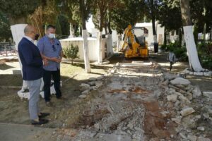 El Ayuntamiento invierte más de 43.000 euros en obras de mejora en el cementerio antiguo