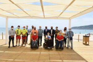 Getares y Rinconcillo cuentan ya con módulos de servicios para personas con movilidad reducida