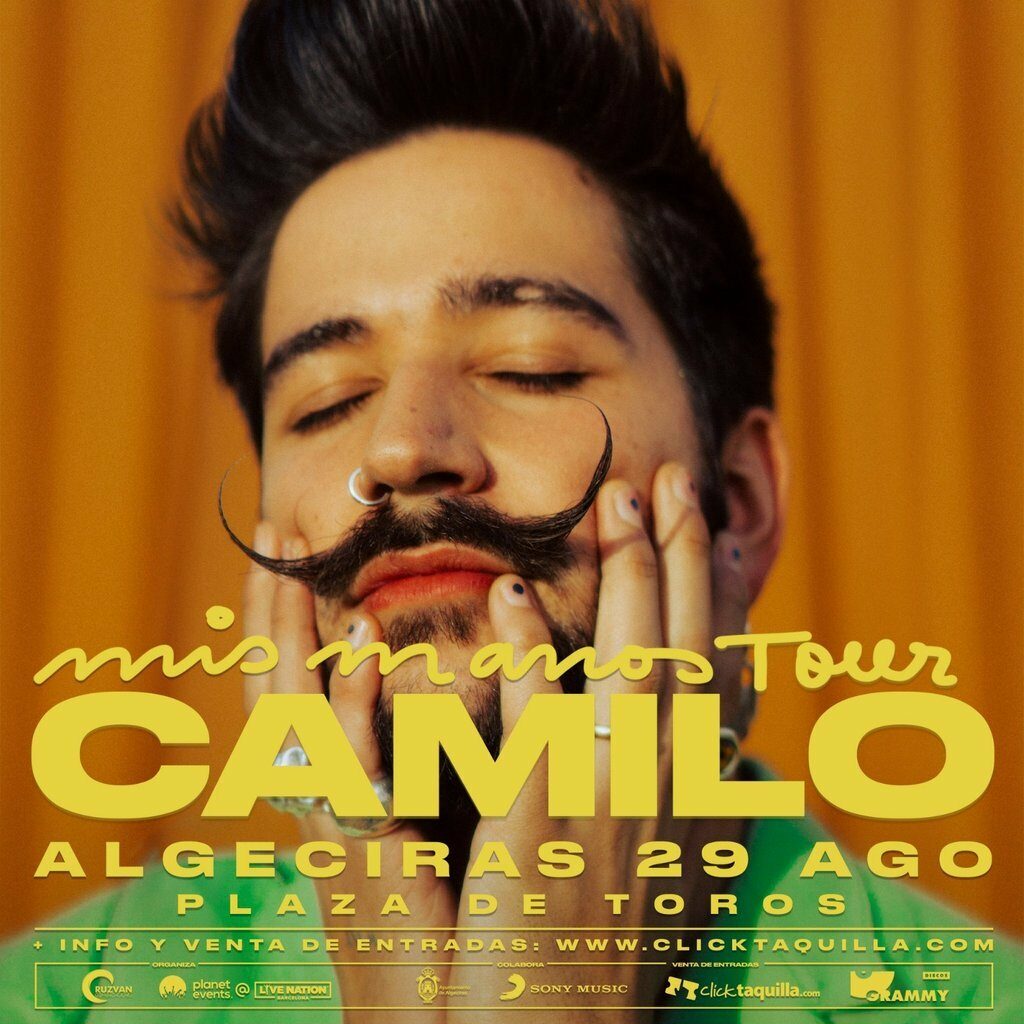 Camilo ofrecerá un concierto el 29 de agosto en Algeciras