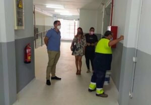 El Ayuntamiento ultima los trabajos de mejora en el CEIP Puerta del Mar