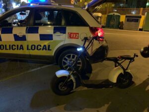La Policía Local impone 50 denuncias en la campaña de control de los patinetes eléctricos