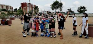La Semana del Patinaje de Barrio Vivo finaliza con un paseo sobre ruedas