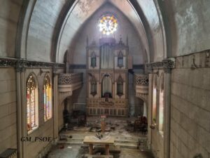 El PSOE urge al PP a proteger de las humedades a la capilla del antiguo asilo de San José