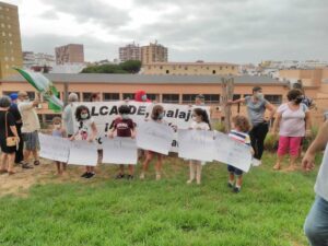 La comunidad educativa y los vecinos vuelven a pedir el arreglo del colegio Campo de Gibraltar