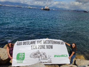 Buques, que cargan en Tánger Med, están utilizando un fondeadero en aguas de la Bahía de Algeciras sin que nadie los controle