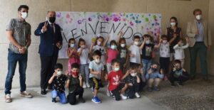 El alcalde inaugura el curso escolar en el Colegio Público Tartessos