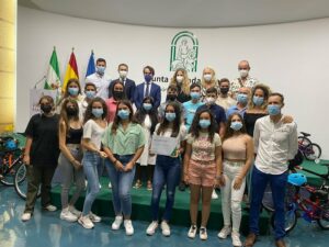 El IES Carlos Cano recoge el premio "ponte en marcha", al mejor proyecto sobre movilidad sostenible