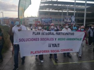 La Fava y la FLAVI presentes en la manifestación contra el cambio climático.