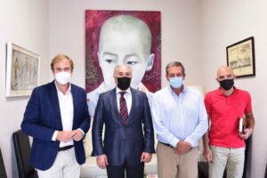 Recibimiento al nuevo presidente de la Junta Rectora del Parque Natural del Estrecho, Eduardo Briones.