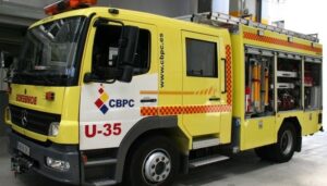 Tres coches calcinados a las tres de la mañana en el centro de Algeciras