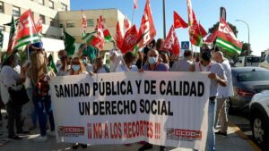 CCOO destaca la amplia participación en las movilizaciones por la renovación de todos los contratos en el SAS