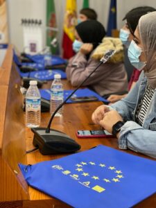 "Erasmus" visita la Institución Comarcal