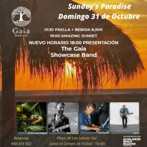 Este domingo en Gaia Queremos hacer música con mayúsculas, música libre a pie de playa"