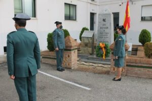 La Comandancia de la Guardia Civil de Algeciras conmemora el Día de los Caídos por la Patria.