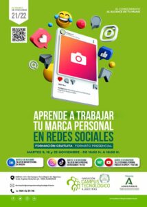 La Fundación Campus Tecnológico organiza tres talleres gratuitos presenciales para mejorar la marca personal en redes sociales
