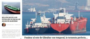 Un petrolero estuvo a punto de encallar ayer en la playa de El Rinconcillo