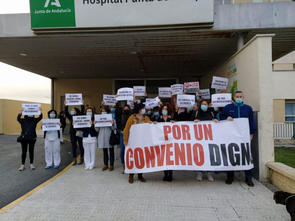Más País denuncia la situación de las limpiadoras del hospìtal Punta Europa
