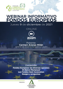 La Fundación Campus Tecnológico celebra un webinar informativos sobre Fondos Europeos