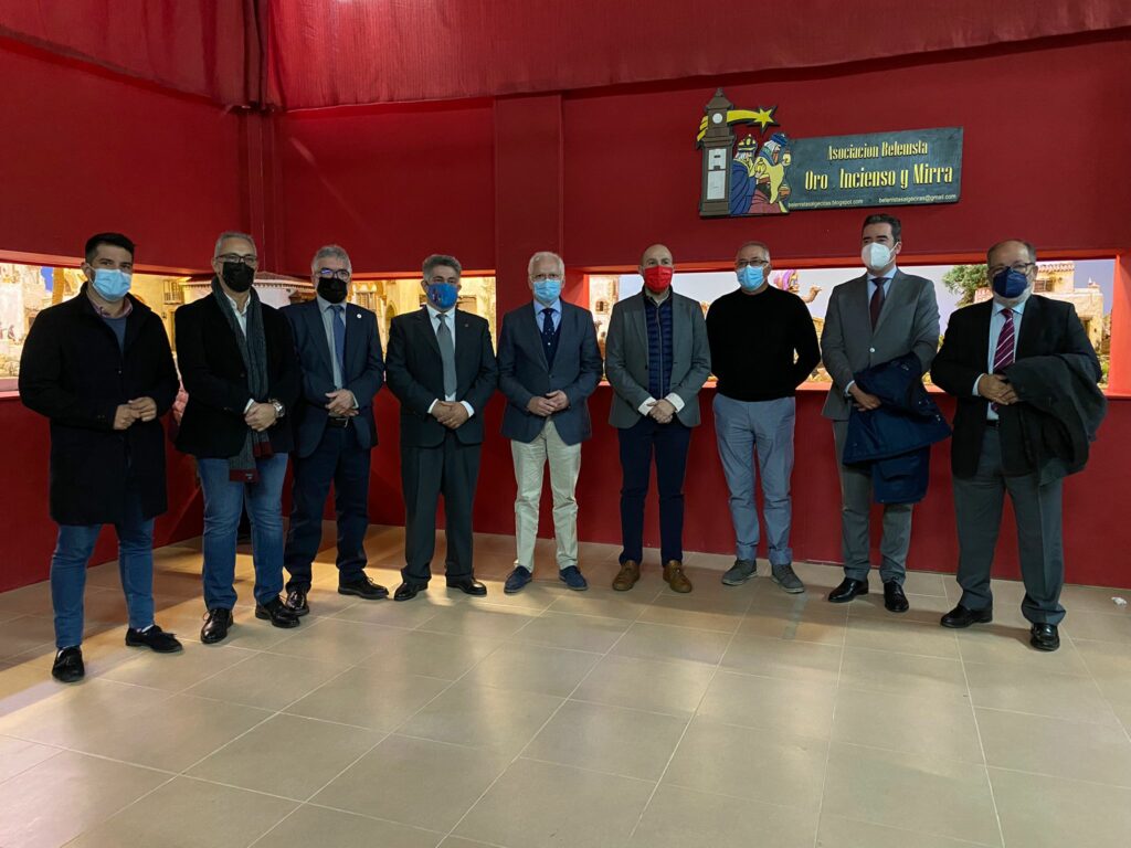 La Asociación Belenista, Oro, Incienso y Mirra celebra su pregón Belenista en el Mercado Hotel Garrido"
