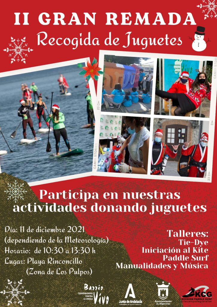 Barrio Vivo y el Club Kite Campo de Gibraltar hacen un llamamiento a la solidaridad a través de la II Gran Remada