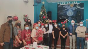 Encuentro navideño de Asociación de Vecinos La Vía"
