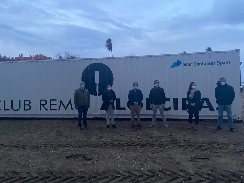 Los delegados de Deportes y Playas muestran su apoyo al nuevo Club de Remo Algeciras