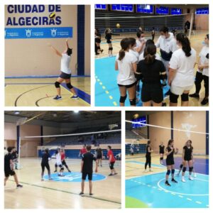 El Club Voleibol Gibraltar y el Club Voleibol Ciudad de Algeciras se enfrentan en Algeciras