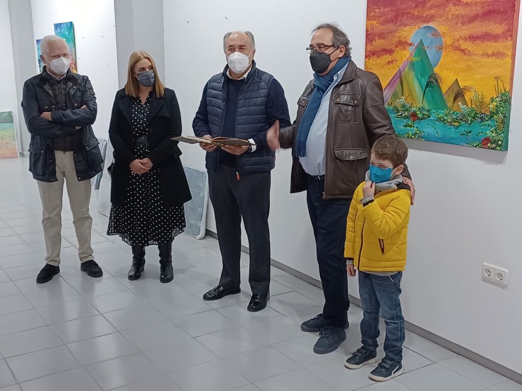 Clausura la exposición pictórica Hanami" de Antonio Jesús Pérez