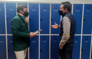 Los vestuarios del Polideportivo "Ciudad de Algeciras" cuentan con 30 nuevas taquillas.