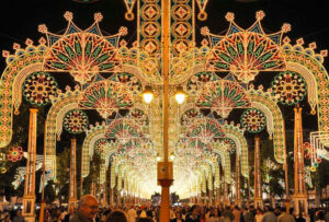 Comienza la instalación de la  Feria de Jerez prevista para del 7 al 14 de mayo