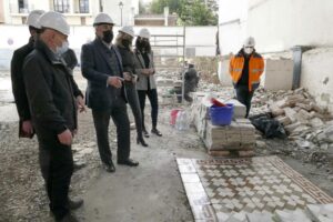 El alcalde visita las obras del Centro de Interpretación Paco de Lucía