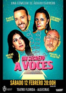 La comedia Un secreto a voces" llega al Teatro Florida el próximo sábado.
