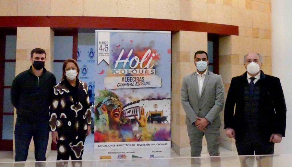 Presentado el Carnaval Especial Holi Colours" dirigido a los jóvenes algecireños