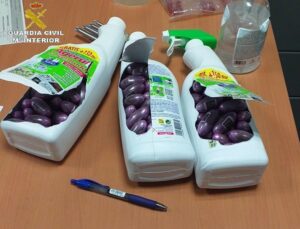Dos detenidos en el puerto de Algeciras por transportar hachís oculto en envases de productos de limpieza