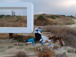 Parque Centenario se convierte en basurero