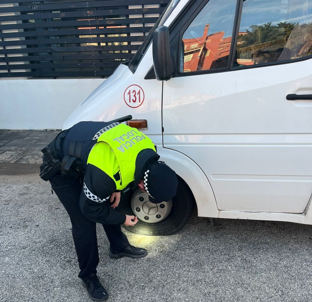 Imagen de uno de los controles realizados en esta campaña