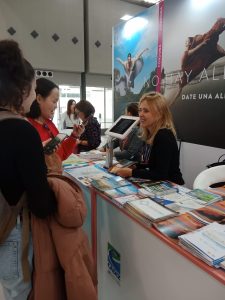 Imagen de la presencia algecireña en la feria que se celebra en Valladolid