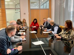 Un momento de la reunión