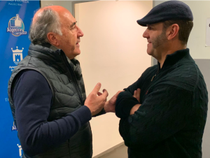 El alcalde junto a Paco Candela. Foto: Ayuntamiento de Algeciras