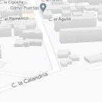 Vista en 3D de la posición de la finca